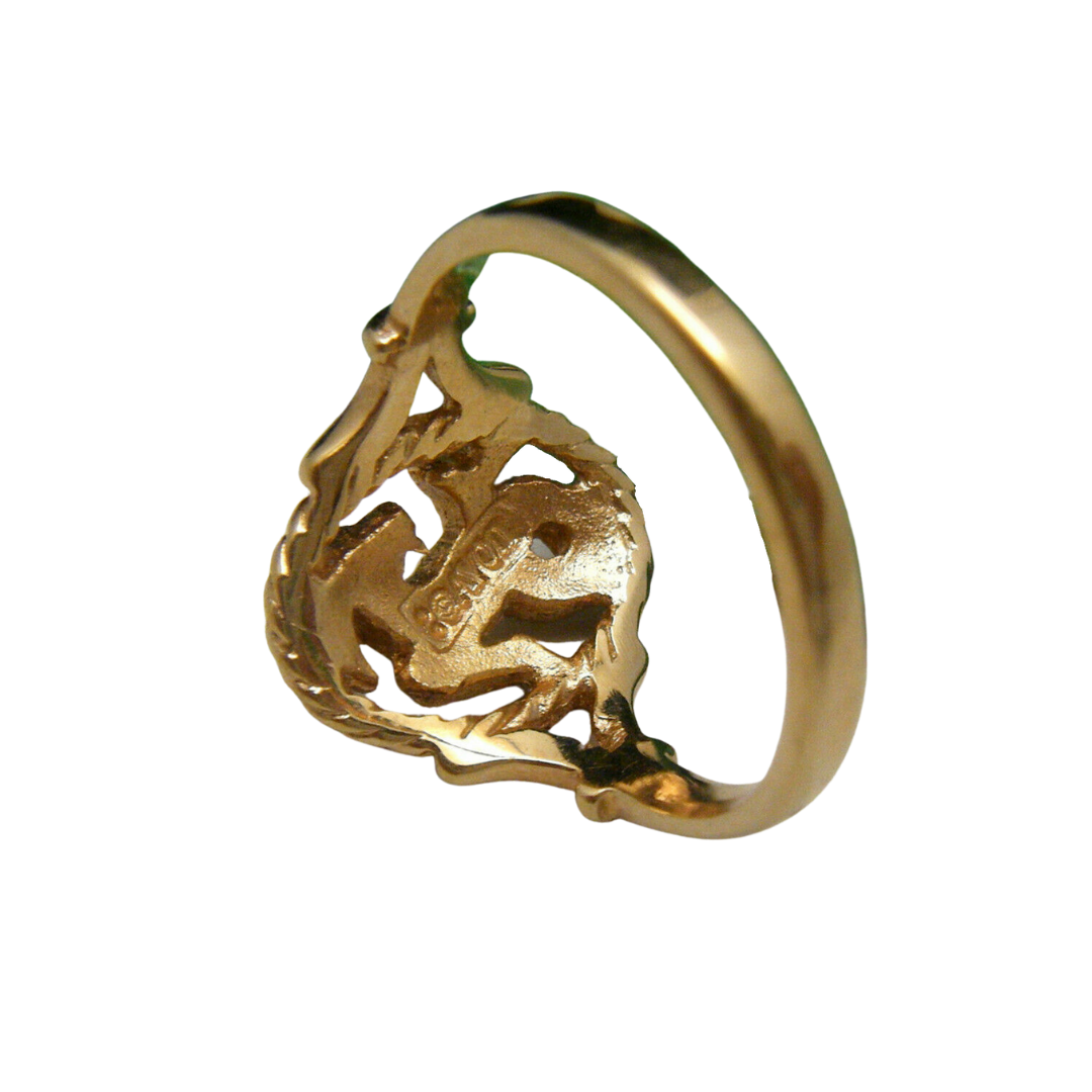 Vintage Zodiac Capricorn Ring