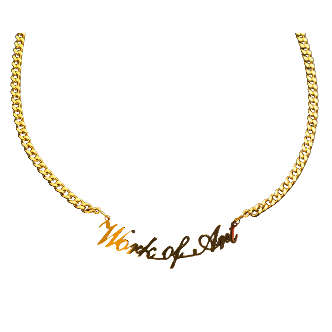 Work of Art Gold Necklace