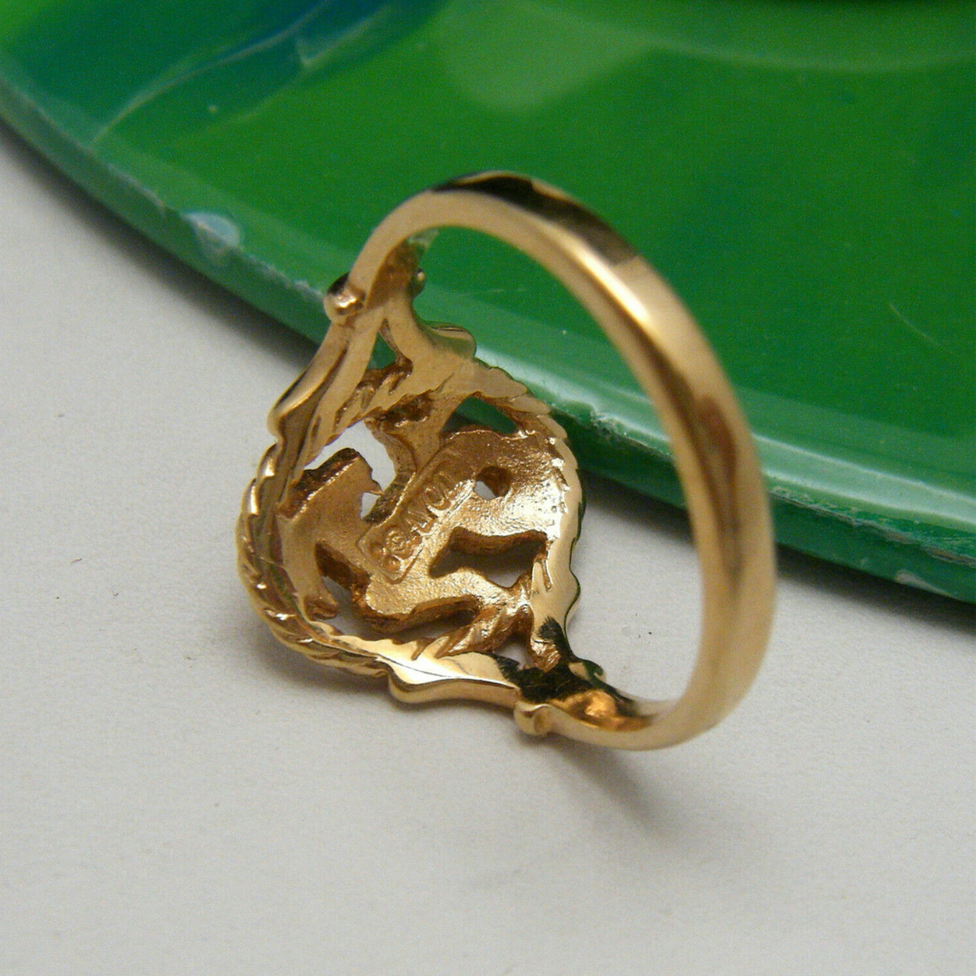 Vintage Zodiac Capricorn Ring