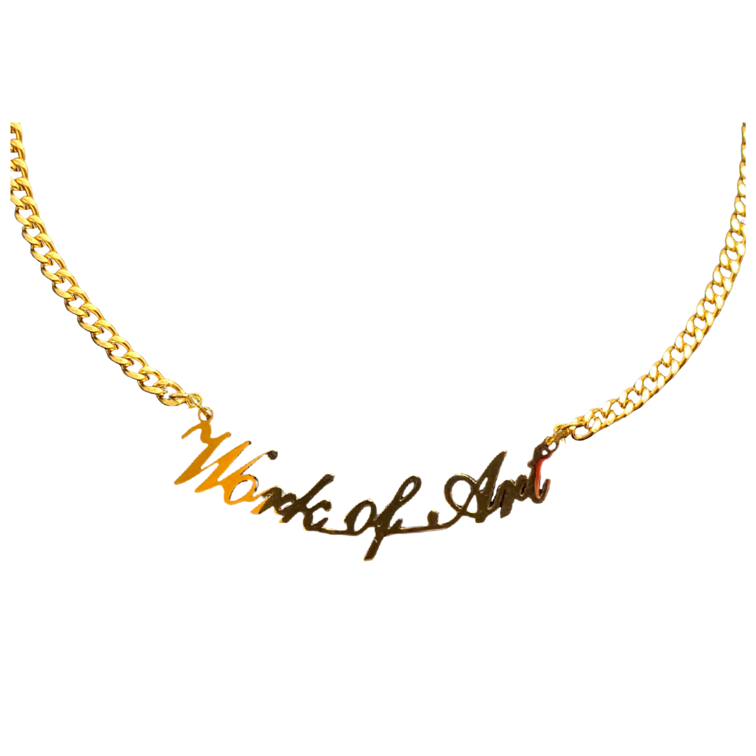 Work of Art Gold Necklace